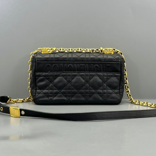 Dior Small Caro Bag Calfskin Black