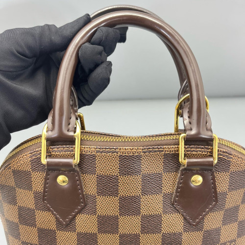 Louis Vuitton Alma BB Damier Ebene Brown Louis Vuitton Alma BB Damier Ebene Brown