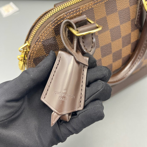 Louis Vuitton Alma BB Damier Ebene Brown Louis Vuitton Alma BB Damier Ebene Brown