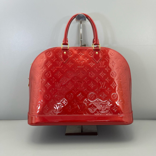 Louis Vuitton Alma GM Vernis Red
