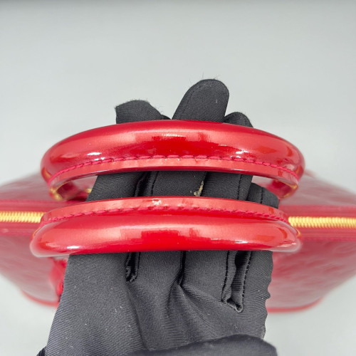 Louis Vuitton Alma GM Vernis Red