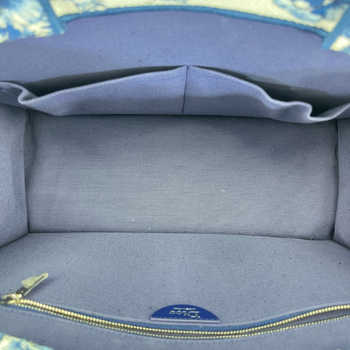 Dior Medium Book Tote Canvas Blue White Dior Medium Book Tote Canvas Blue White