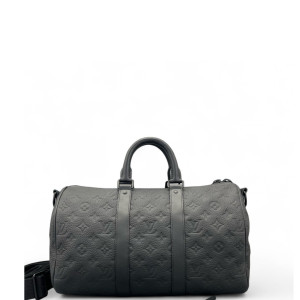 Louis Vuitton Keepall Bandouliere 35 Monogram Empreinte Black