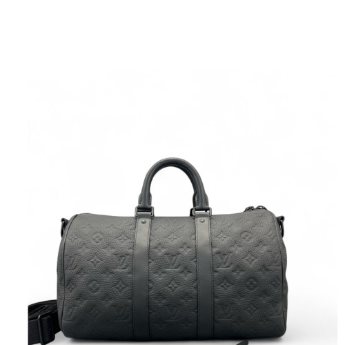 Louis Vuitton Keepall Bandouliere 35 Monogram Empreinte Black