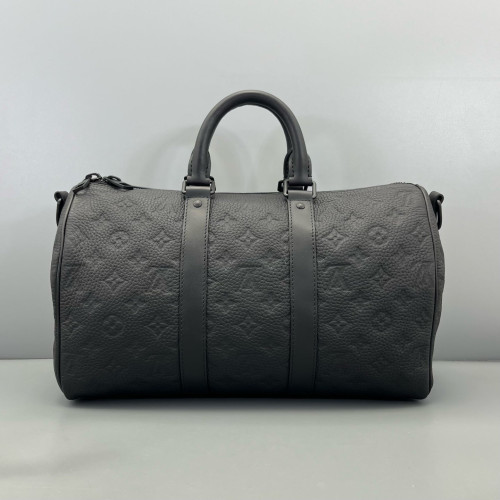 Louis Vuitton Keepall Bandouliere 35 Monogram Empreinte Black