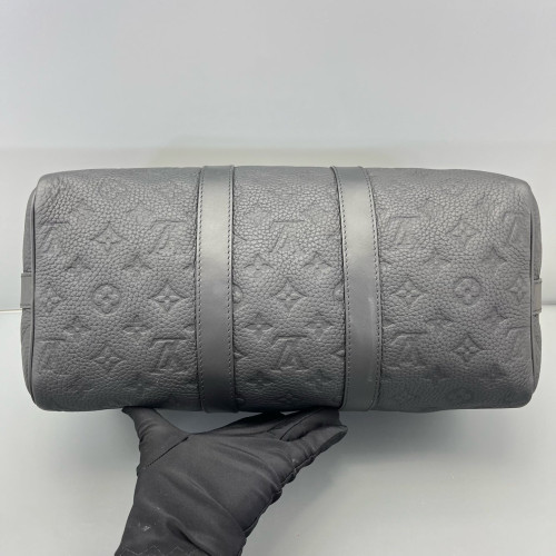 Louis Vuitton Keepall Bandouliere 35 Monogram Empreinte Black
