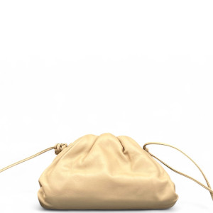 Bottega Veneta The Mini Pouch Nappa Natural Tan