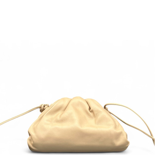Bottega Veneta The Mini Pouch Nappa Natural Tan