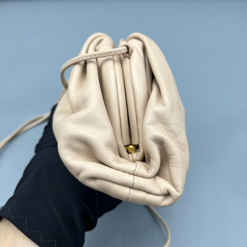 Bottega Veneta The Mini Pouch Nappa Natural Tan