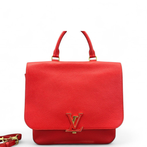 Louis Vuitton Volta Two-Way Bag Calfskin Red