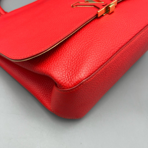 Louis Vuitton Volta Two-Way Bag Calfskin Red