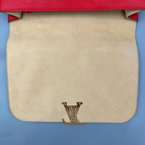Louis Vuitton Volta Two-Way Bag Calfskin Red