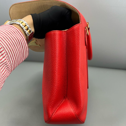 Louis Vuitton Volta Two-Way Bag Calfskin Red