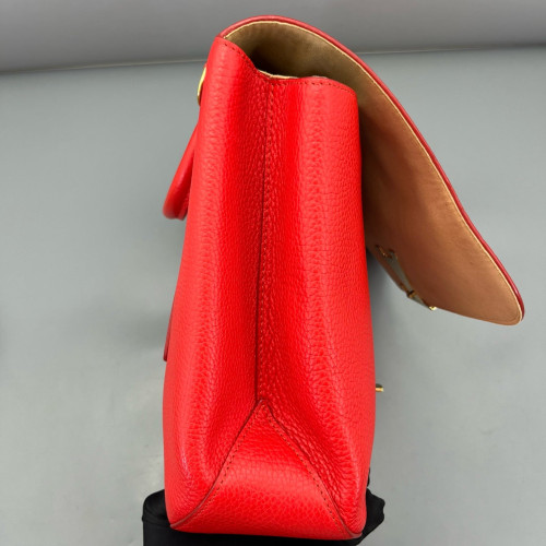 Louis Vuitton Volta Two-Way Bag Calfskin Red