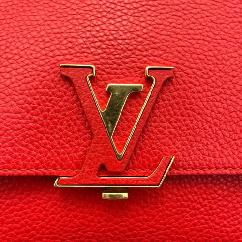 Louis Vuitton Volta Two-Way Bag Calfskin Red