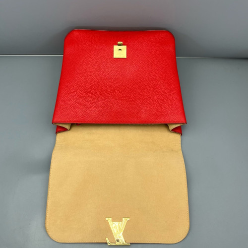 Louis Vuitton Volta Two-Way Bag Calfskin Red