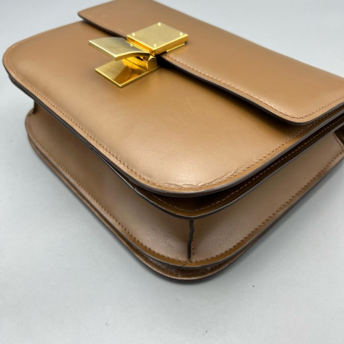 Celine Medium Classic Box Smooth Calfskin Tan