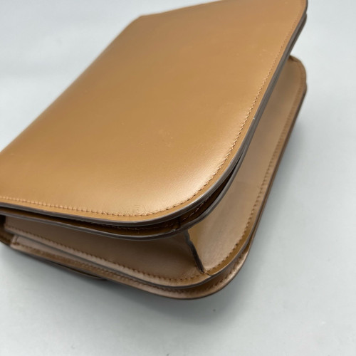 Celine Medium Classic Box Smooth Calfskin Tan