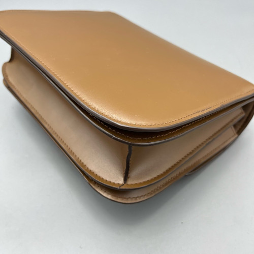 Celine Medium Classic Box Smooth Calfskin Tan