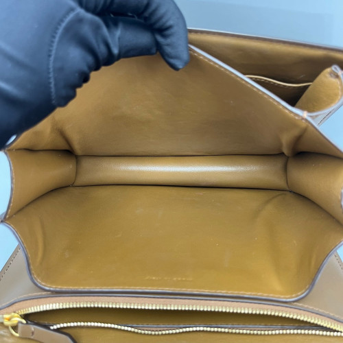 Celine Medium Classic Box Smooth Calfskin Tan