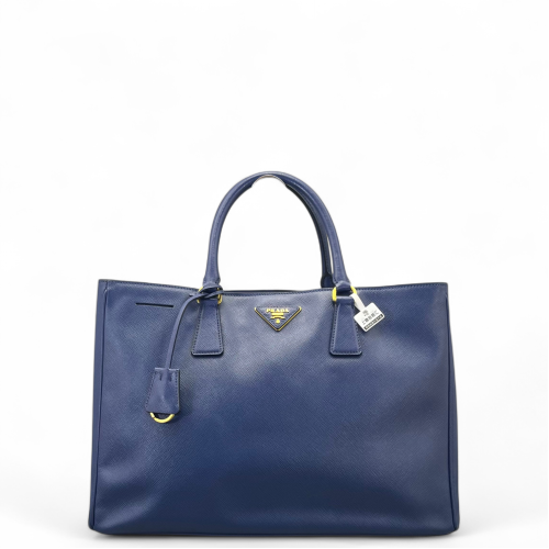 Prada Galleria Tote Saffiano Calfskin Dark Blue