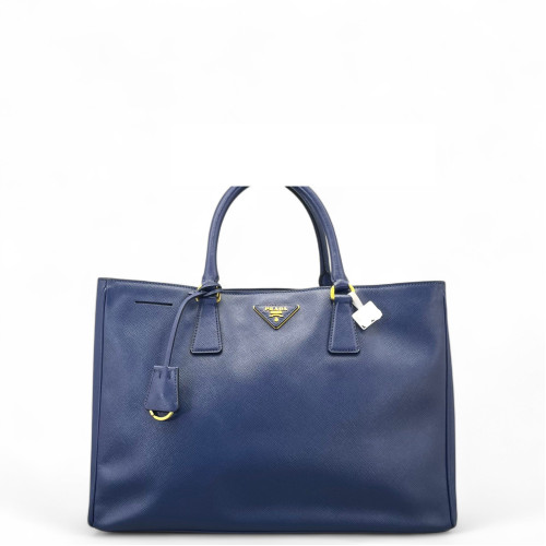 Prada Galleria Tote Saffiano Calfskin Dark Blue