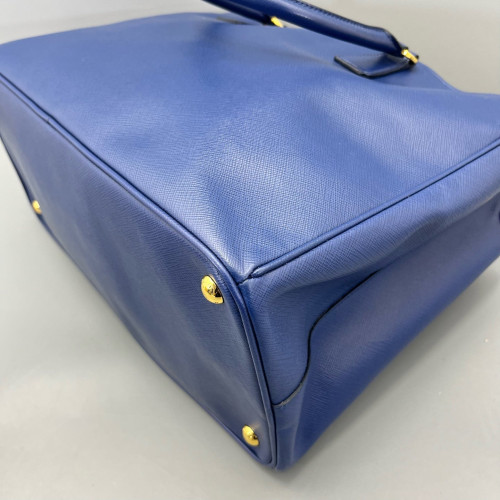 Prada Galleria Tote Saffiano Calfskin Dark Blue
