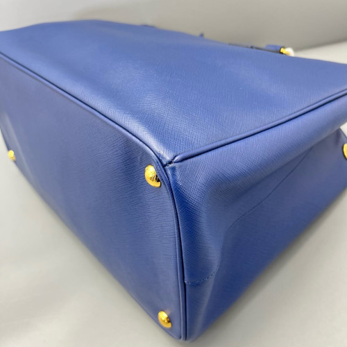 Prada Galleria Tote Saffiano Calfskin Dark Blue