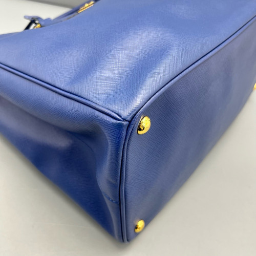 Prada Galleria Tote Saffiano Calfskin Dark Blue
