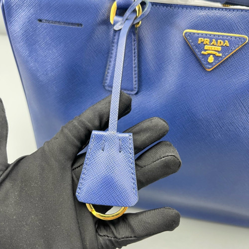 Prada Galleria Tote Saffiano Calfskin Dark Blue