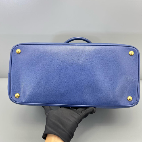 Prada Galleria Tote Saffiano Calfskin Dark Blue