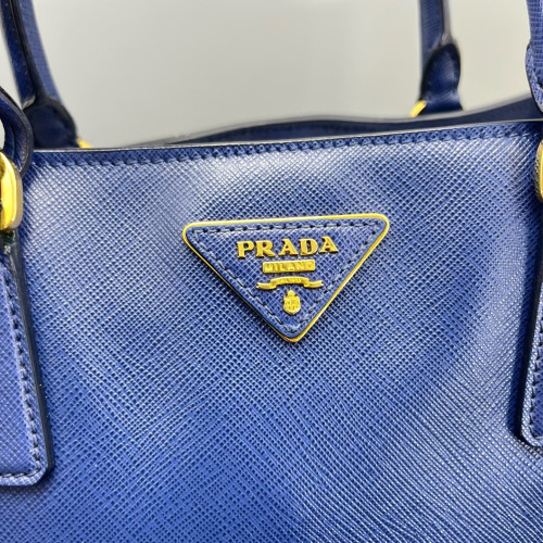 Prada Galleria Tote Saffiano Calfskin Dark Blue