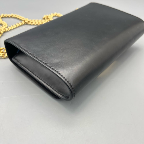 Louis Vuitton Shoulder Bag Calfskin Black