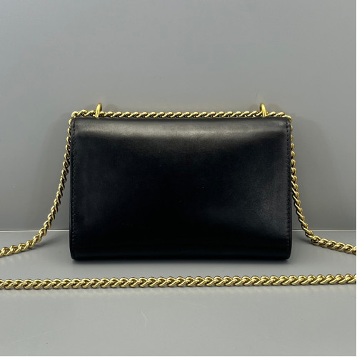 Louis Vuitton Shoulder Bag Calfskin Black