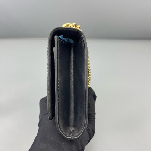 Louis Vuitton Shoulder Bag Calfskin Black