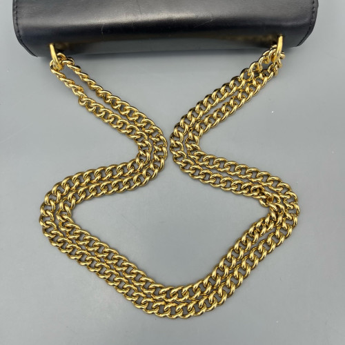 Louis Vuitton Shoulder Bag Calfskin Black