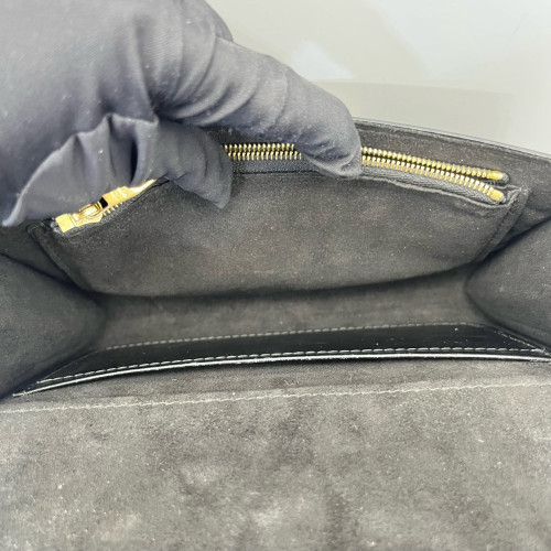 Louis Vuitton Shoulder Bag Calfskin Black