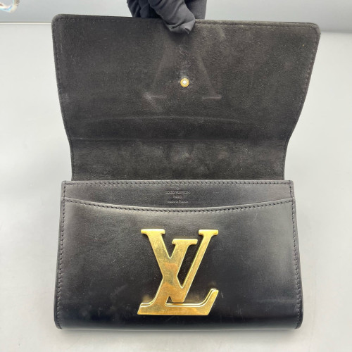 Louis Vuitton Shoulder Bag Calfskin Black
