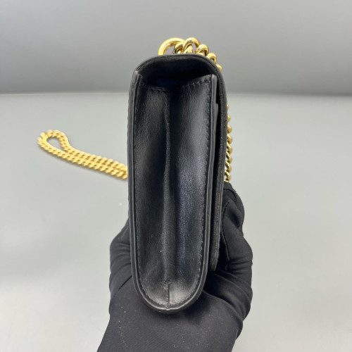 Louis Vuitton Shoulder Bag Calfskin Black