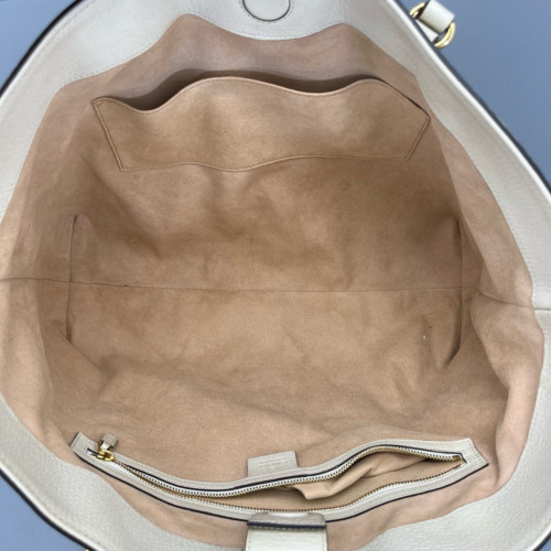 Gucci Ophidia Tote Bag GG Supreme Monogram Brown White Red