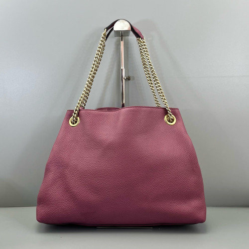 Gucci Medium Soho Shoulder Bag Calfskin Azalea Gucci Medium Soho Shoulder Bag Calfskin Azalea