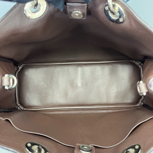 Dior Medium Diorissimo Tote Calfskin Blue
