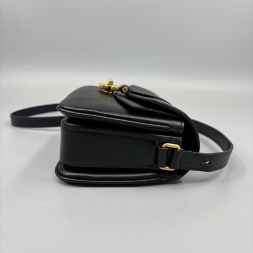 Balenciaga Small Lady Flap Bag Calfskin Black