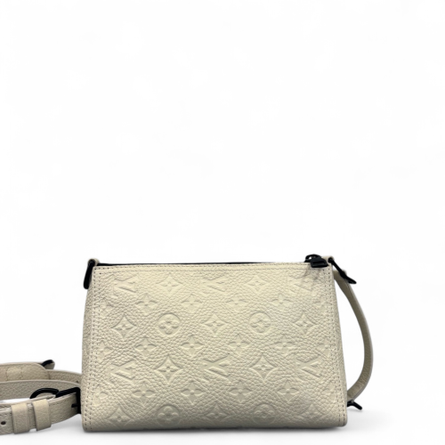 Louis Vuitton Triangle Messenger Monogram Empreinte White