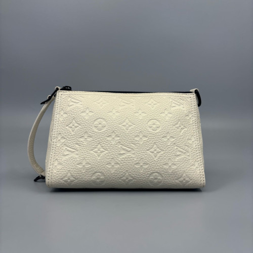 Louis Vuitton Triangle Messenger Monogram Empreinte White