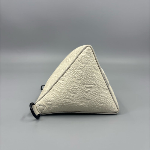 Louis Vuitton Triangle Messenger Monogram Empreinte White