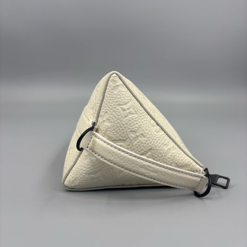 Louis Vuitton Triangle Messenger Monogram Empreinte White