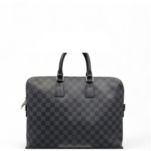 Louis Vuitton Briefcase Damier Graphite Black