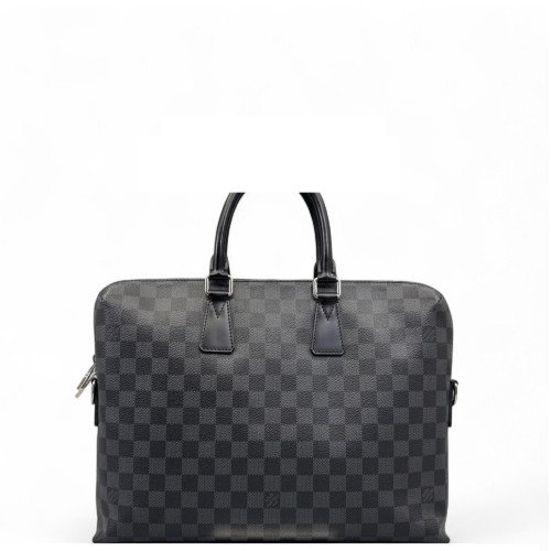 Louis Vuitton Briefcase Damier Graphite Black