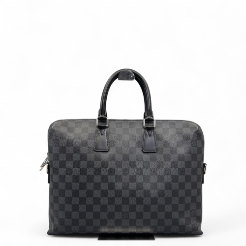 Louis Vuitton Briefcase Damier Graphite Black